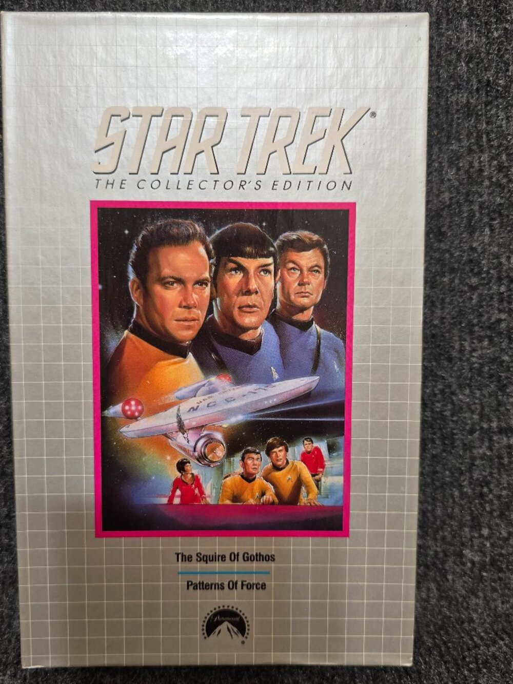 Star Trek TOS Collector’s Edition VHS – The Squire of Gothos / Patterns of Force